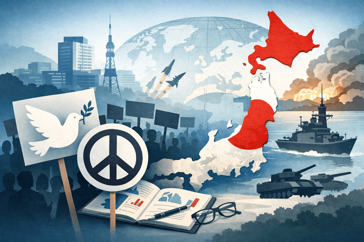 Japan’s defense buildup coexists with strong pacifist attitudes